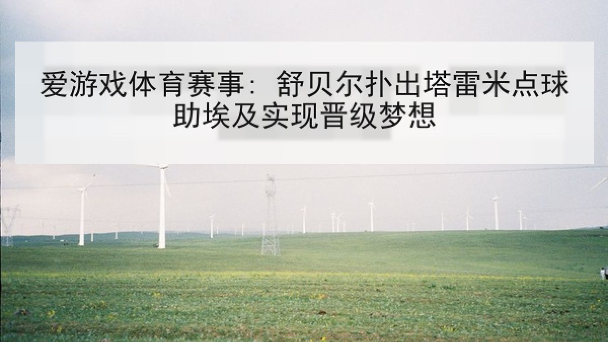 爱游戏体育赛事: 舒贝尔扑出塔雷米点球助埃及实现晋级梦想